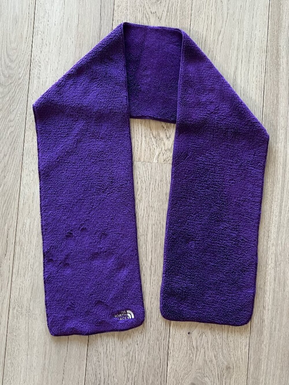 The North Face Vintage Purple Soft Fleece Scarf VTG